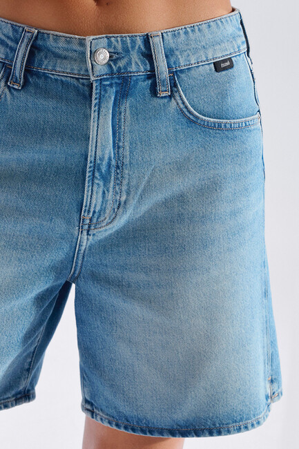 Kadın Sıena Classic Denim Şort 1421033-A3924 Mavi - Thumbnail