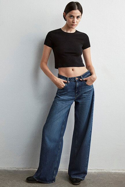 Kadın Siena Iconic Jean Pantolon 1010763-87748 Mavi (1)