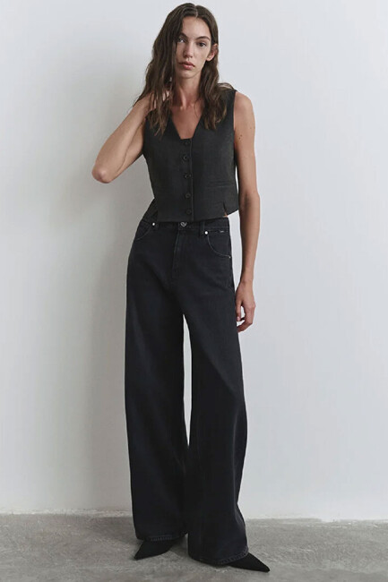 Kadın Sıena Jean Pantolon 1010763-90575 Gri (3)