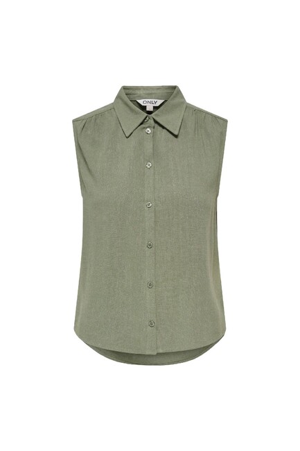 Kadın Siesta Linen Gömlek 15367416 Yeşil - Thumbnail