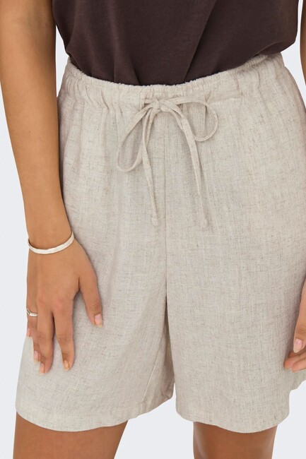 Kadın Sıesta Pull-Up Şort 15333032 Ekru - Thumbnail