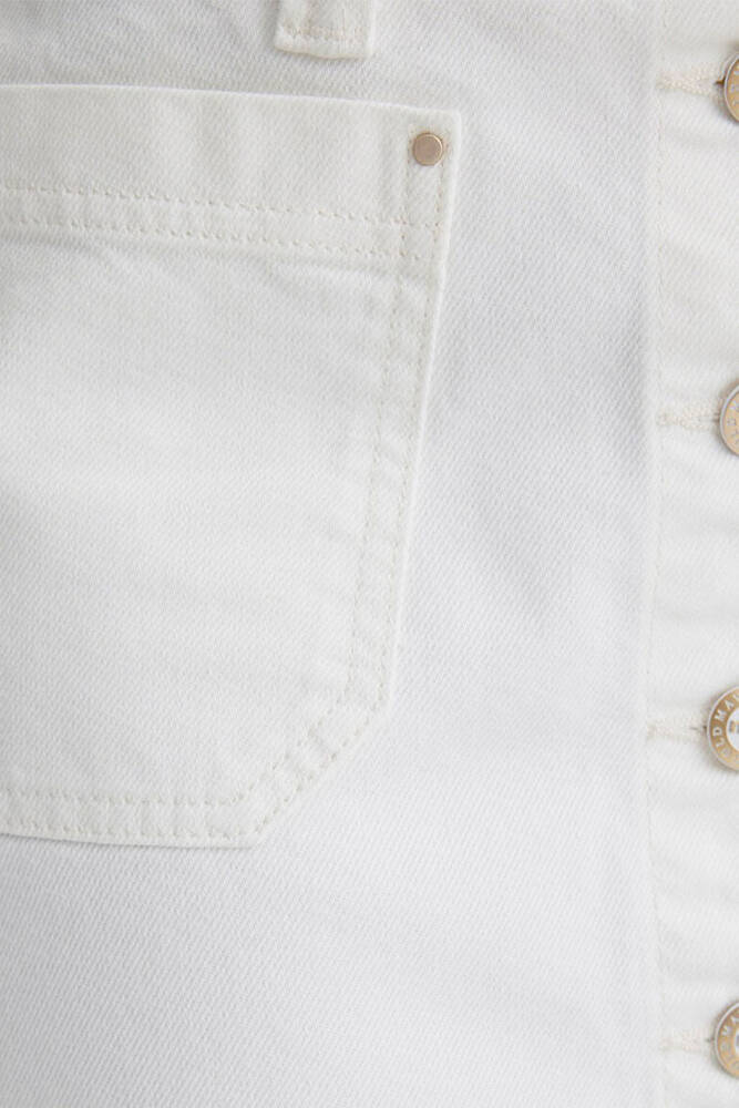 Kadın Sılvana Gold Premium Jean Etek 1310404-89729 Beyaz 