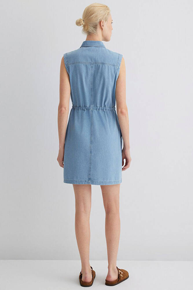 Kadın Sımla LT Gold Denim Elbise 1310659-89757 Mavi 