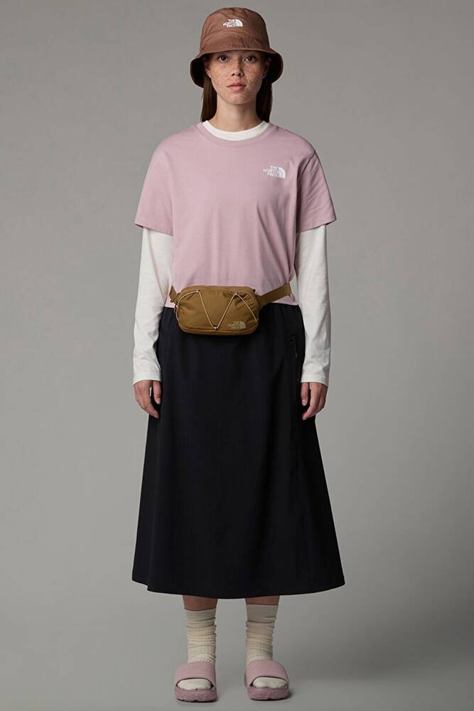 Kadın Sımple Dome Cropped Tişört NF0A87U40SO1 Pembe 