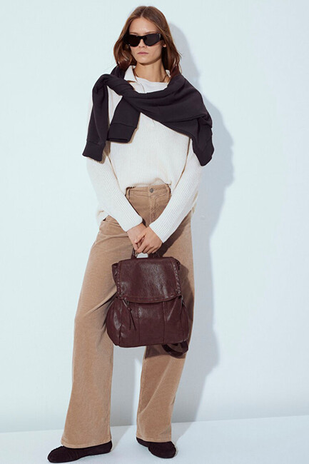 Kadın Sırt Çantası 1912152-25818 Kahve (1)