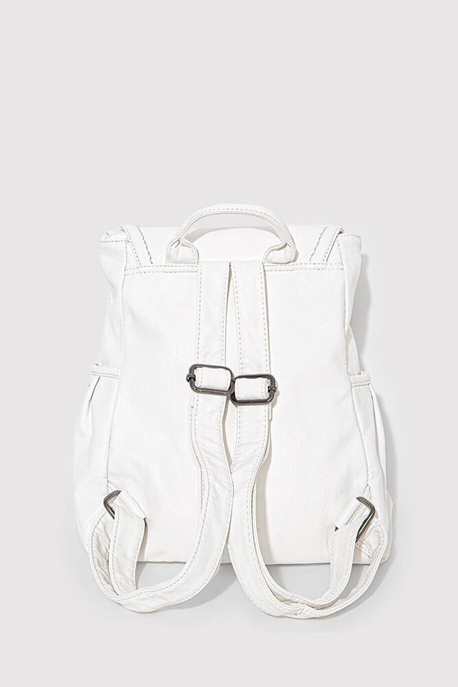 Kadın Sırt Çantası 1912152-70057 Ekru 