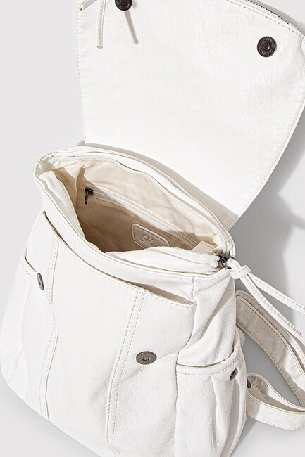 Kadın Sırt Çantası 1912152-70057 Ekru - Thumbnail