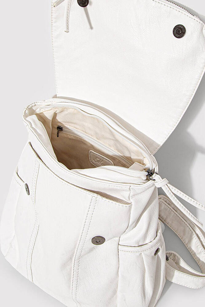 Kadın Sırt Çantası 1912152-70057 Ekru 