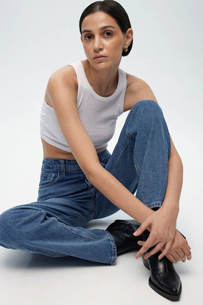 Kadın SKY Classic Jean Pantolon 1010627-87211 Mavi 