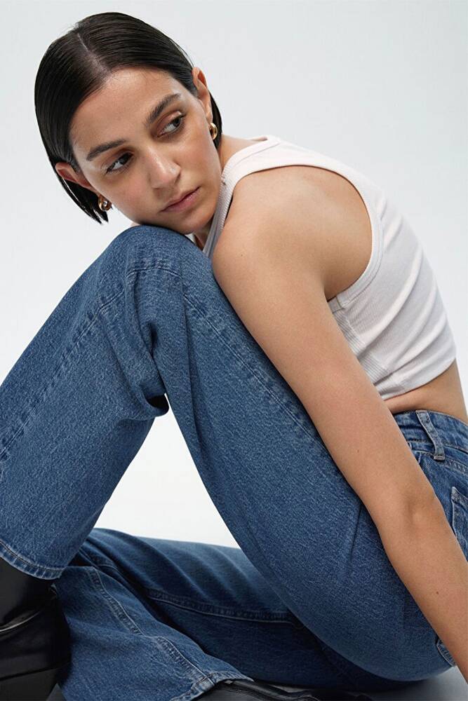 Kadın SKY Classic Jean Pantolon 1010627-87211 Mavi 