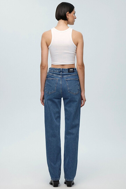 Kadın SKY Classic Jean Pantolon 1010627-87211 Mavi - Thumbnail