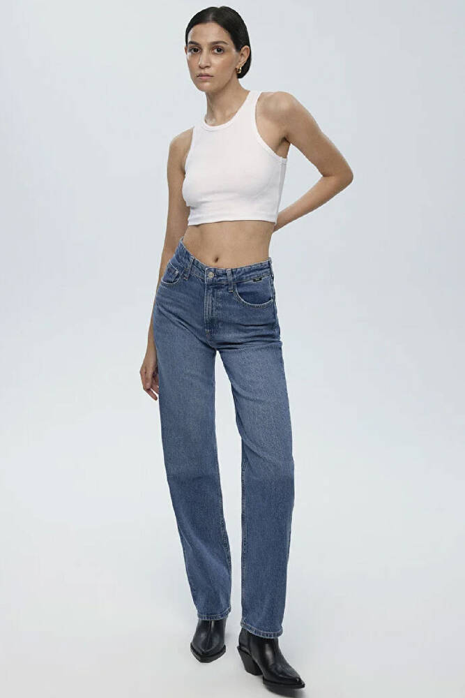 Kadın SKY Classic Jean Pantolon 1010627-87211 Mavi 