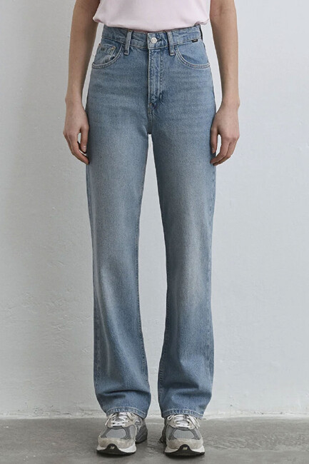 Kadın Sky Classic Jean Pantolon 1010627-87795 Mavi - Thumbnail