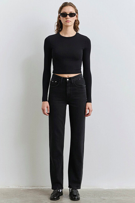 Kadın Sky Classic Jean Pantolon 1010627-88579 Gri (3)