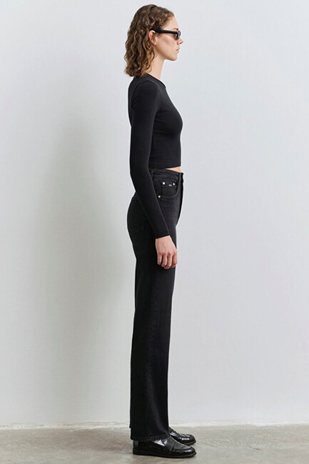 Kadın Sky Classic Jean Pantolon 1010627-88579 Gri - Thumbnail