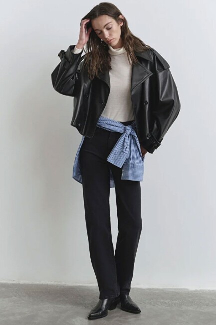 Kadın Sky Classic Jean Pantolon 1010627-88579 Gri (2)