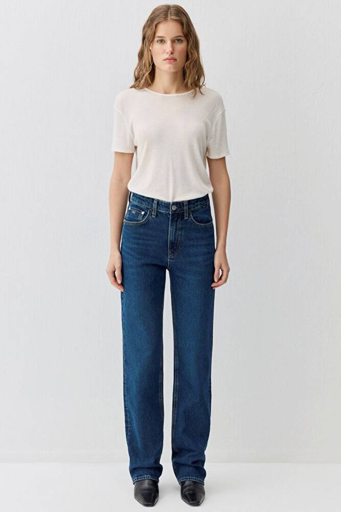 Kadın Sky Classic Jean Pantolon 1010627-90531 Mavi - 3