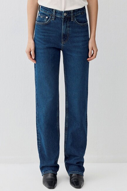 Kadın Sky Classic Jean Pantolon 1010627-90531 Mavi - 4