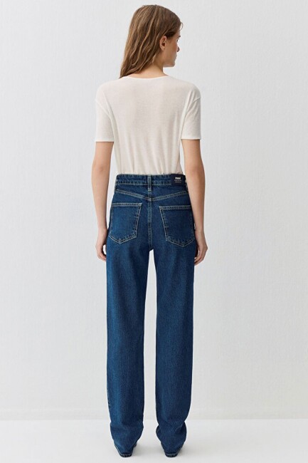 Kadın Sky Classic Jean Pantolon 1010627-90531 Mavi - 5