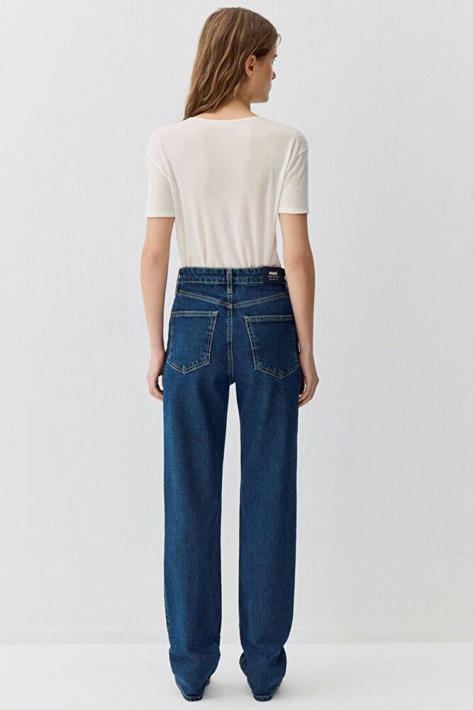 Kadın Sky Classic Jean Pantolon 1010627-90531 Mavi - 5