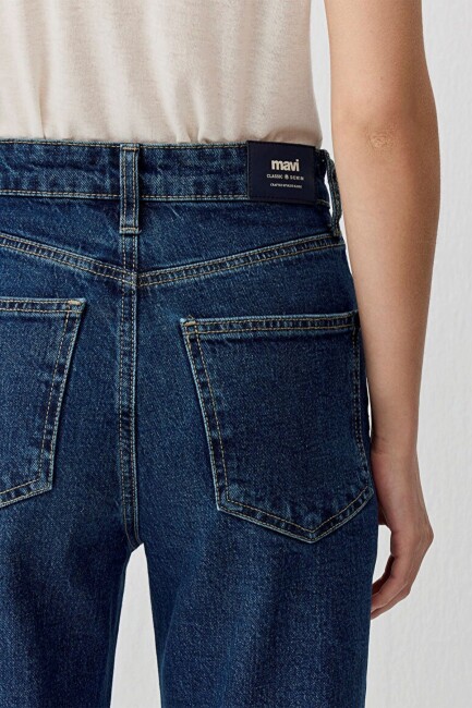 Kadın Sky Classic Jean Pantolon 1010627-90531 Mavi - 8