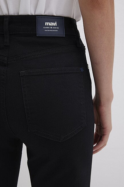 Kadın Sky Classic Jean Pantolon 1010627-90998 Siyah - 8