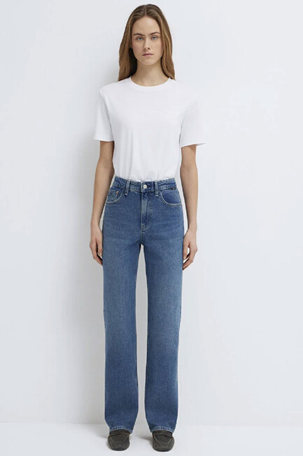 Kadın SKY Classic Jean Pantolon 1010627-A1564 Lacivert - Thumbnail