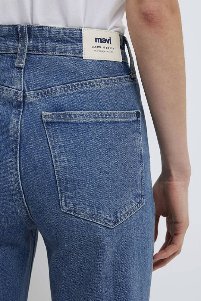 Kadın SKY Classic Jean Pantolon 1010627-A1564 Lacivert 