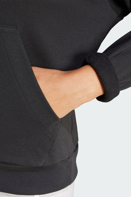 Kadın SL FT Kapüşonlu Sweat JD7989 Siyah - Thumbnail