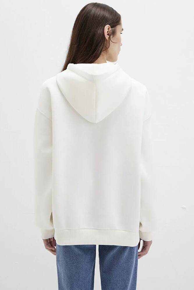 Kadın Snoopy Baskılı Sweat 1S10470-80194 Ekru 