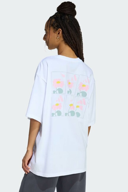 Kadın Soft Sıde Os Tişört KA5091 Beyaz (2)