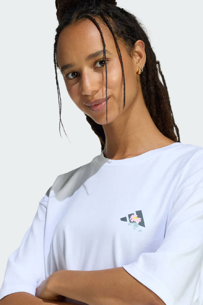 Kadın Soft Sıde Os Tişört KA5091 Beyaz 