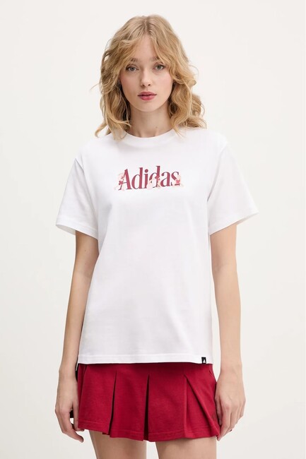 Kadın Soft Sports Graphic Tişört JZ7896 Beyaz (1)