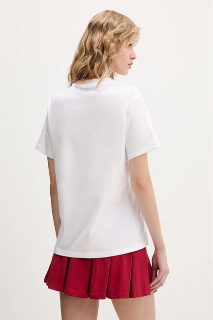 Kadın Soft Sports Graphic Tişört JZ7896 Beyaz (2)