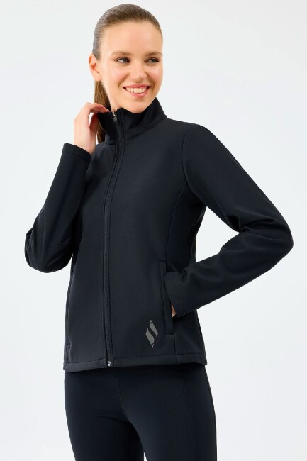 Kadın Softshell Ceket S2520190-3817 Siyah (2)