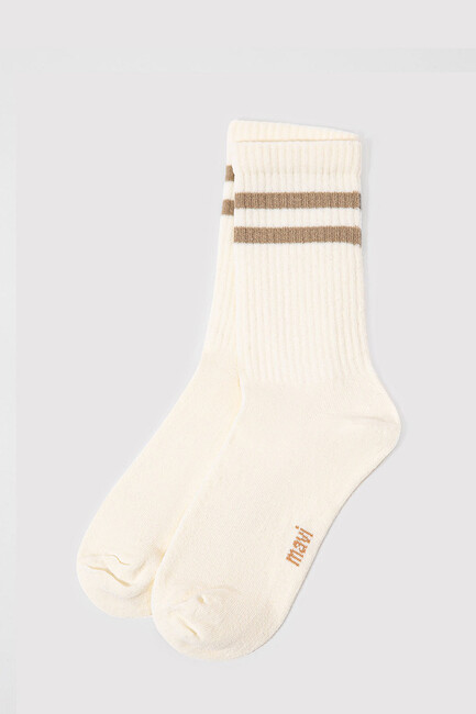 Kadın Soket Çorap 1912447-82949 Ekru (1)