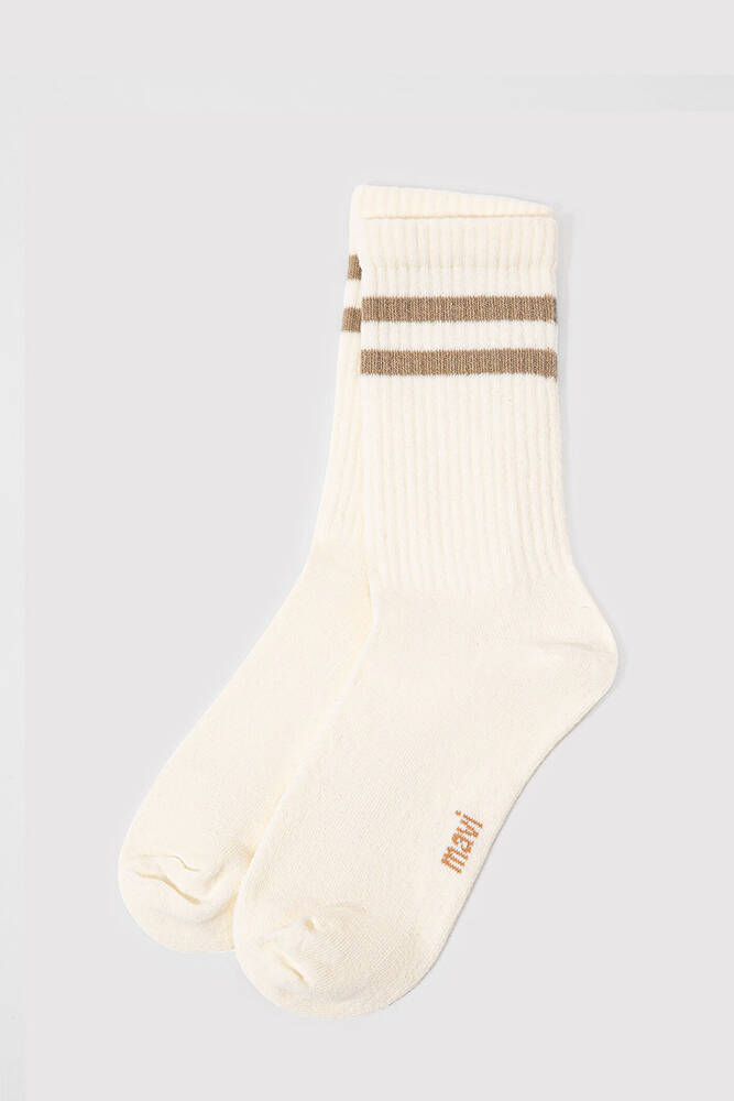Kadın Soket Çorap 1912447-82949 Ekru 