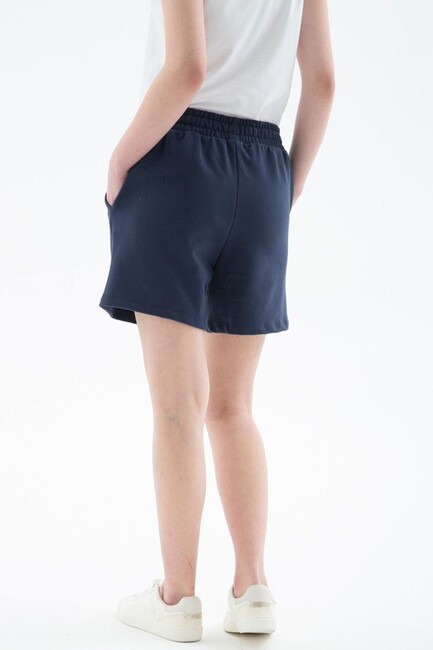 Kadın Şort 25Y0655K1 Lacivert - Thumbnail