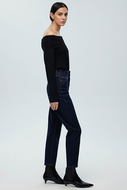 Kadın Star Gold Jean Pantolon 101077-83035 Lacivert - Thumbnail