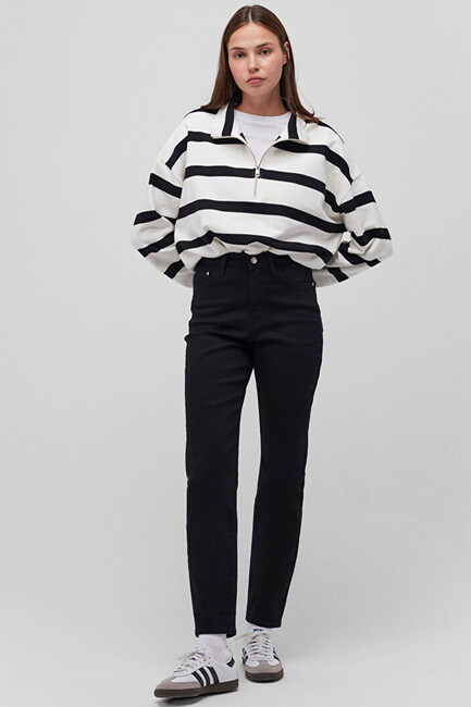 Kadın Star Jean Pantolon 101077-83147 Siyah (1)