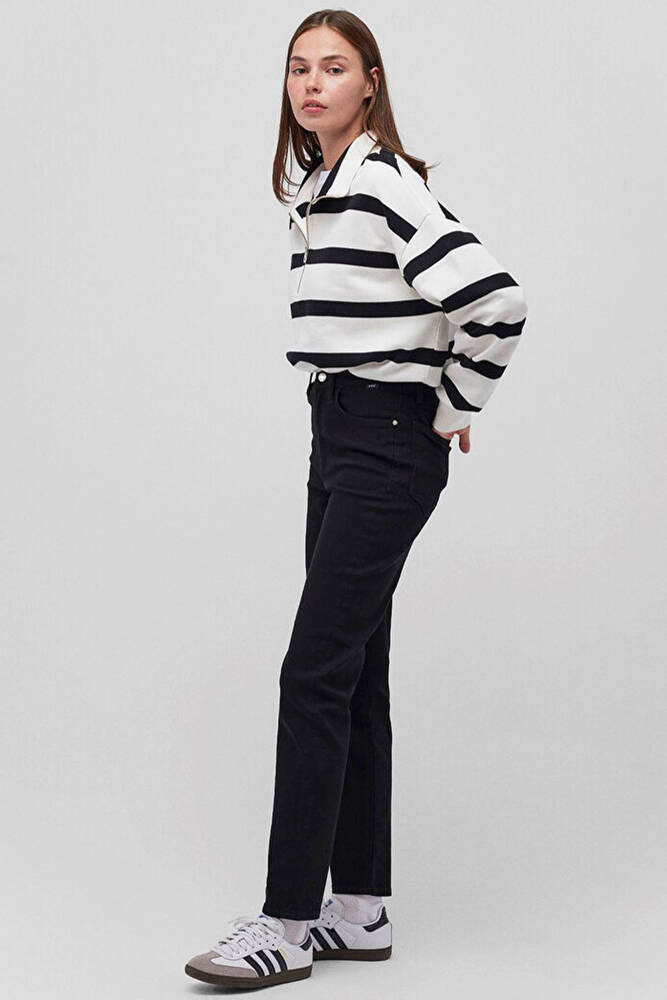 Kadın Star Jean Pantolon 101077-83147 Siyah 