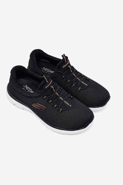 Kadın Summıts Ayakkabı 12980TK BKRG Siyah - Thumbnail