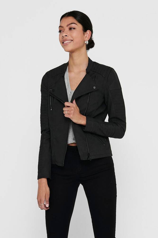 Kadın Ava Suni Deri Ceket 15102997 Antrasit 