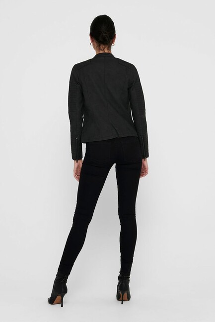 Kadın Ava Suni Deri Ceket 15102997 Antrasit (3)