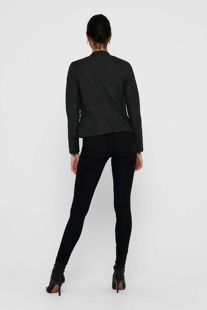 Kadın Ava Suni Deri Ceket 15102997 Antrasit 