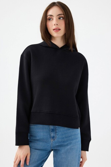 Kadın Sweat LF2033675 Siyah
