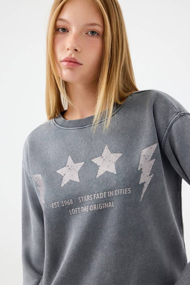 Kadın Sweat LF2040513 Gri 