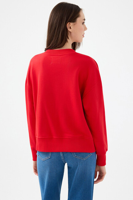Kadın Sweat LF2040720 Kırmızı (3)