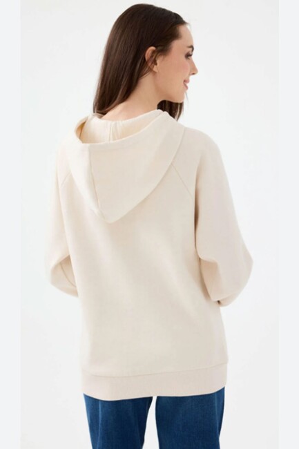 Kadın Sweat LF2040768 Ekru (2)