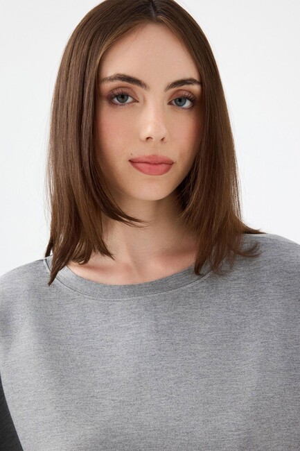Kadın Sweat LF2040812 Gri - Thumbnail